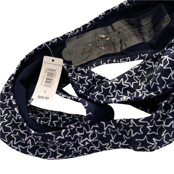 Gap bikini bottom. Size large. Navy blue with whit stars. New with tag. - Picture 5 of 10